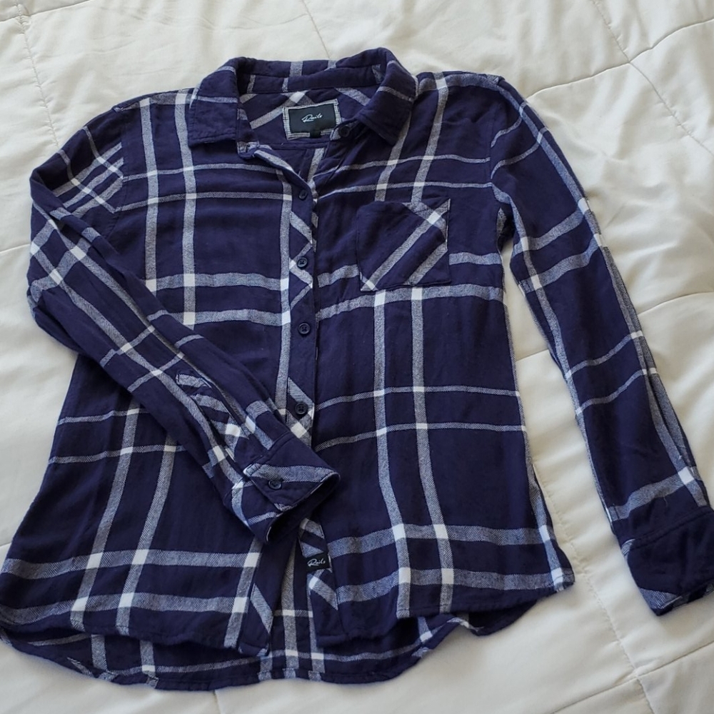 Rails Hunter plaid dark purple